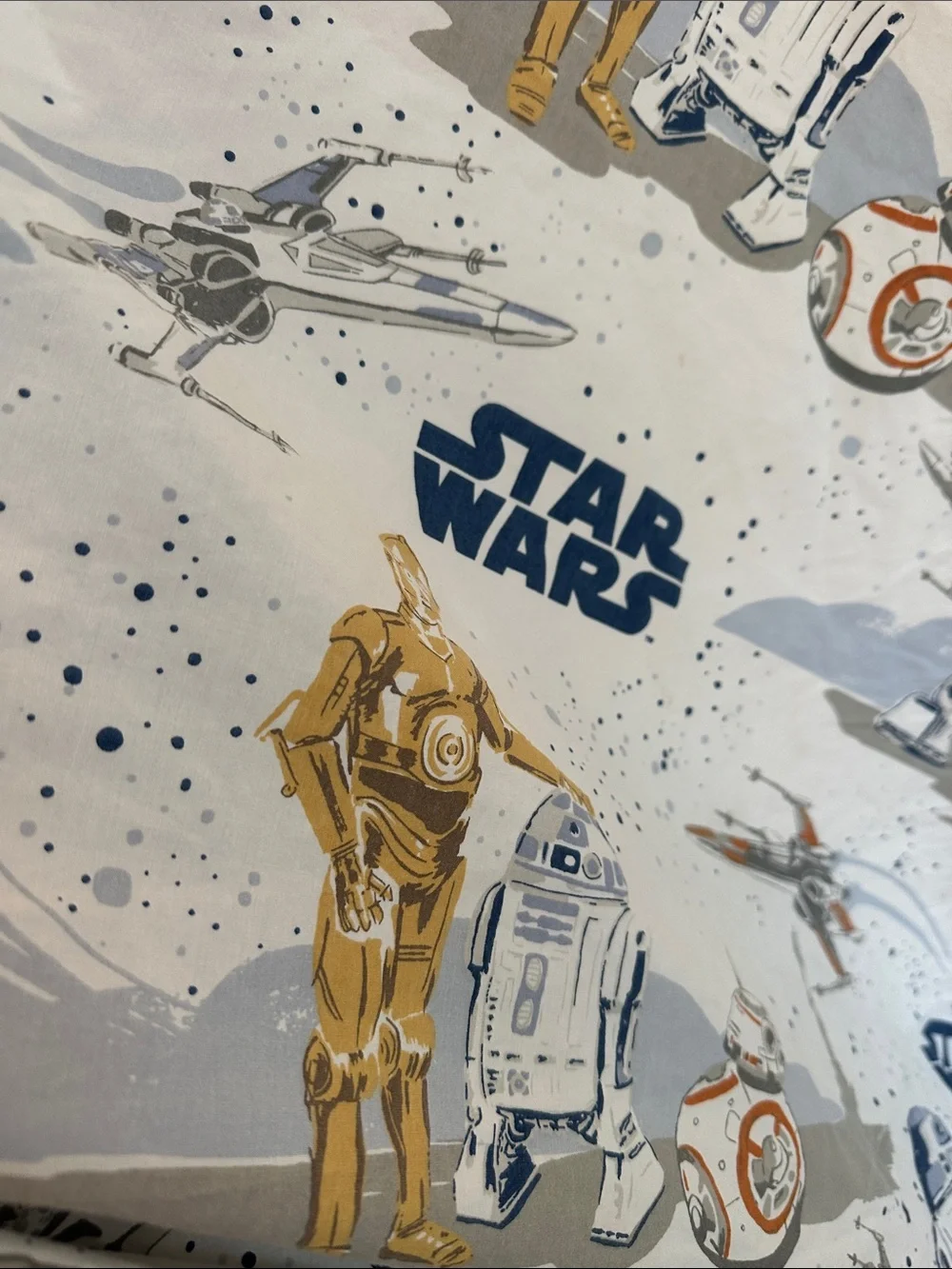 Pottery barn Star Wars Printed Full Sheet Only